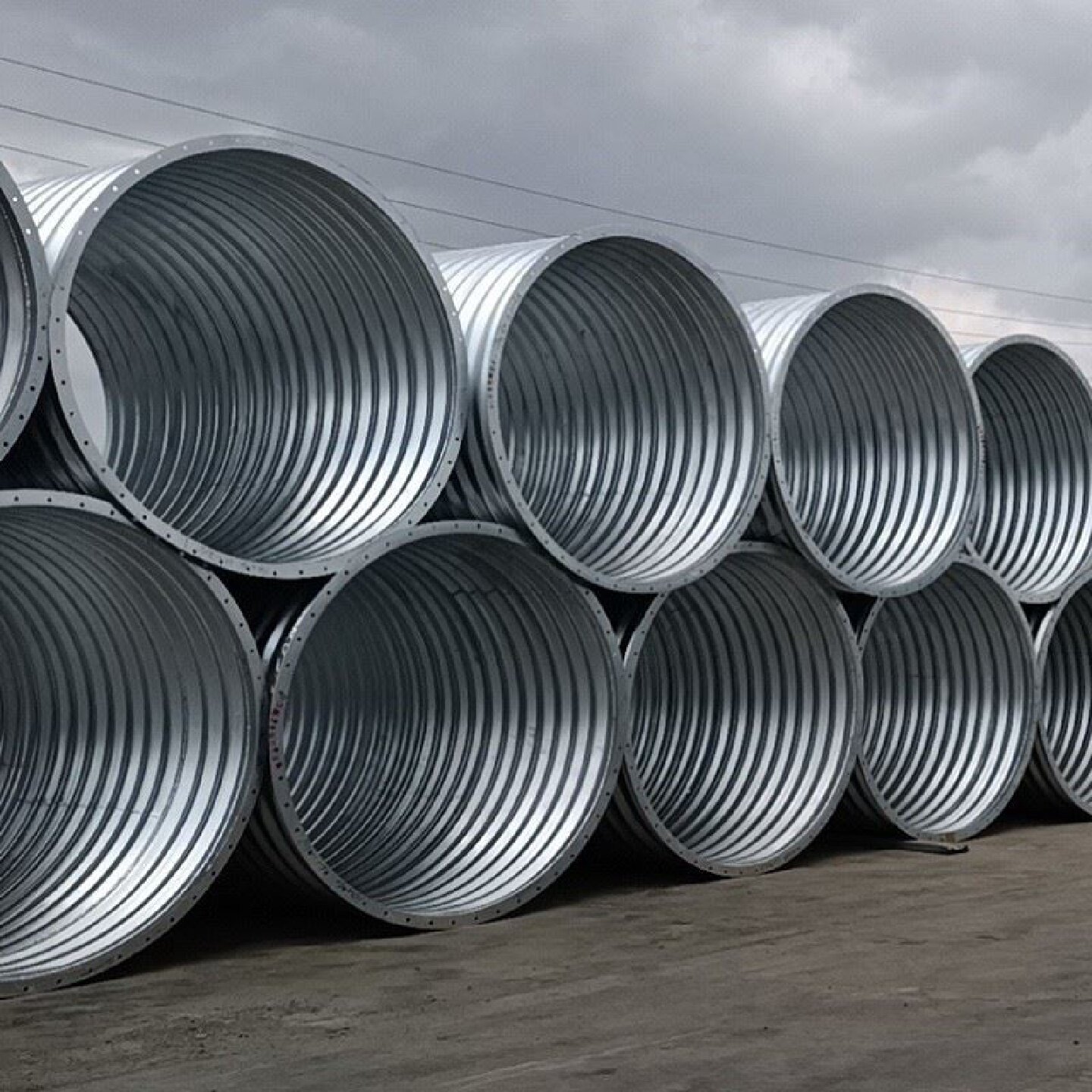 镀锌钢制波纹管涵金属波纹管桥梁隧道涵洞排污水管整装拼装大口径