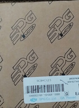 议价SPG减速电机SC9HC12.6全新原装正品