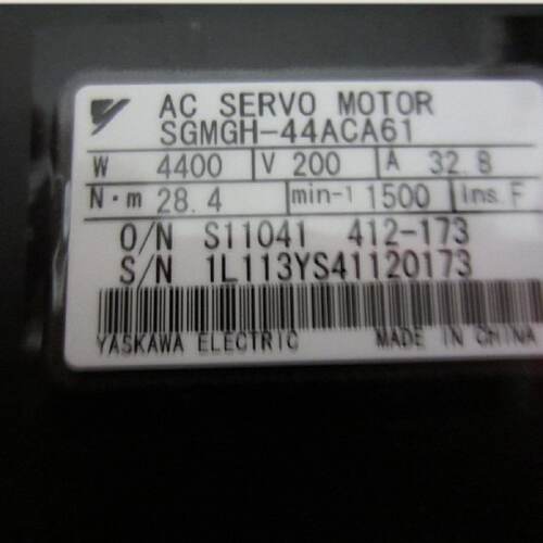 议价SGMGH-44ACA61安川4.4KW伺服马达全新质保一年现货包邮欢迎询