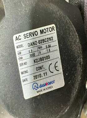 DANZ-02BC2N2Dasarobot伺服电机，询价