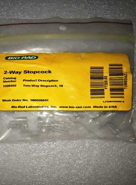 伯乐低压层析接头2-wayStopcocks货号73281询价