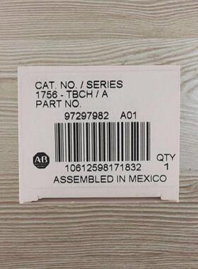 配件1756-TBS6H 原装美国AB罗克韦尔PLC模块质保一年ControlL议价