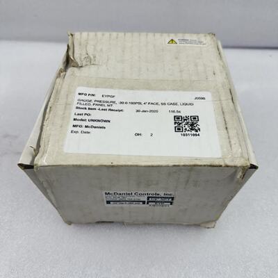 MCDANIELS EYPGF Druckmessgert 30  HG0  160PSI 4  Gesicht Ble