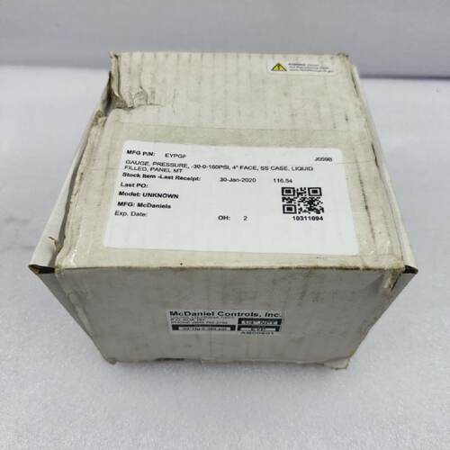 MCDANIELS EYPGF Druckmessgert 30  HG0  160PSI 4  Gesicht Ble