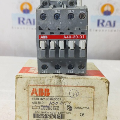 ABB A403001 3POLE 220240V 5060Hz 65A AC CONTACTOR 1SBL321001