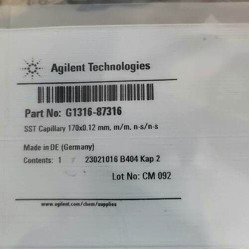 议价安捷伦管线G1316-87316 G1316-87319 G1316-87327 G1315-8730