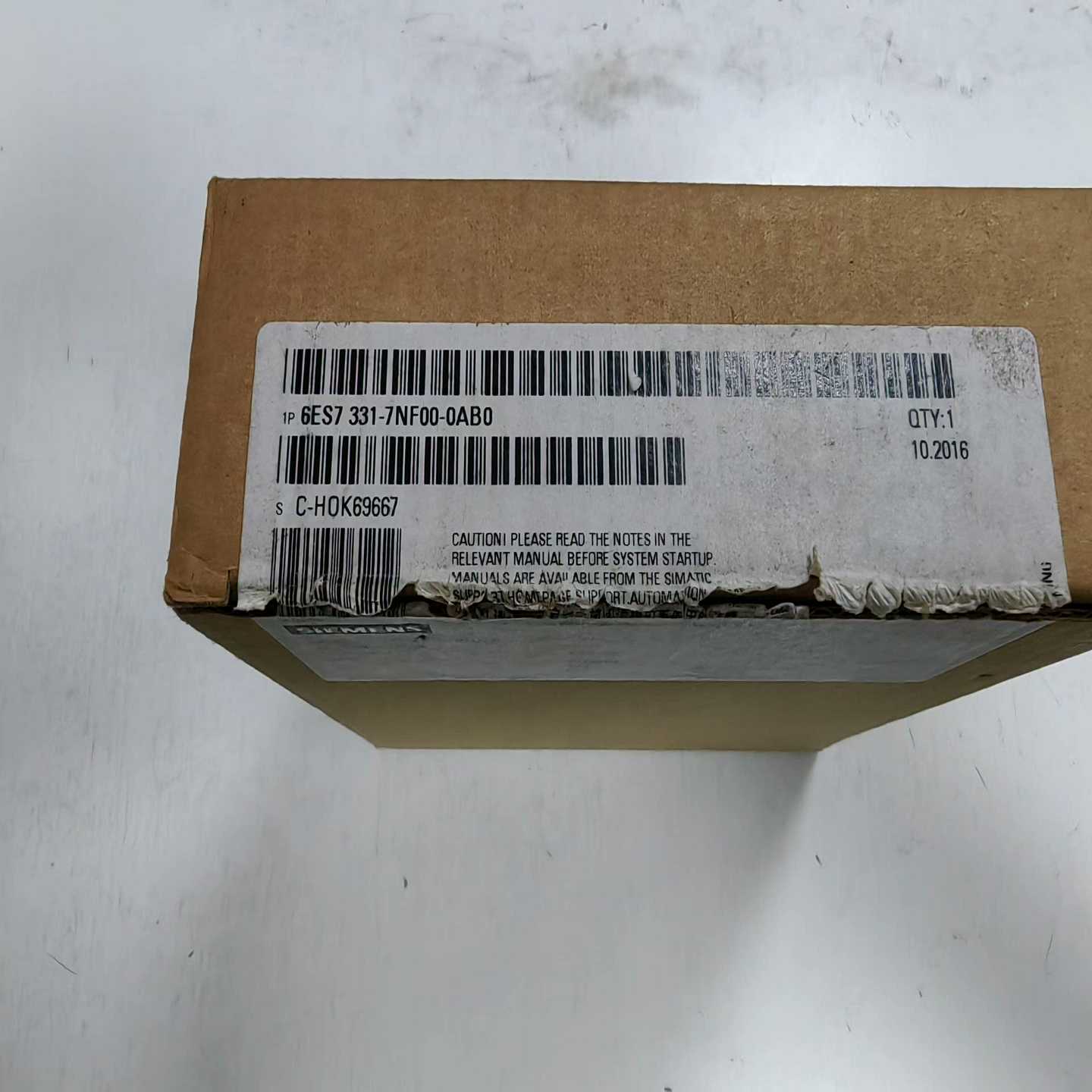 模块6ES7331-7NF00-0AB0序列号不询价