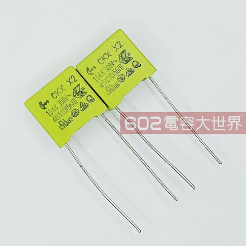 10只安规电容X1300VAC104K300V104KCKX0.1UF脚距P10