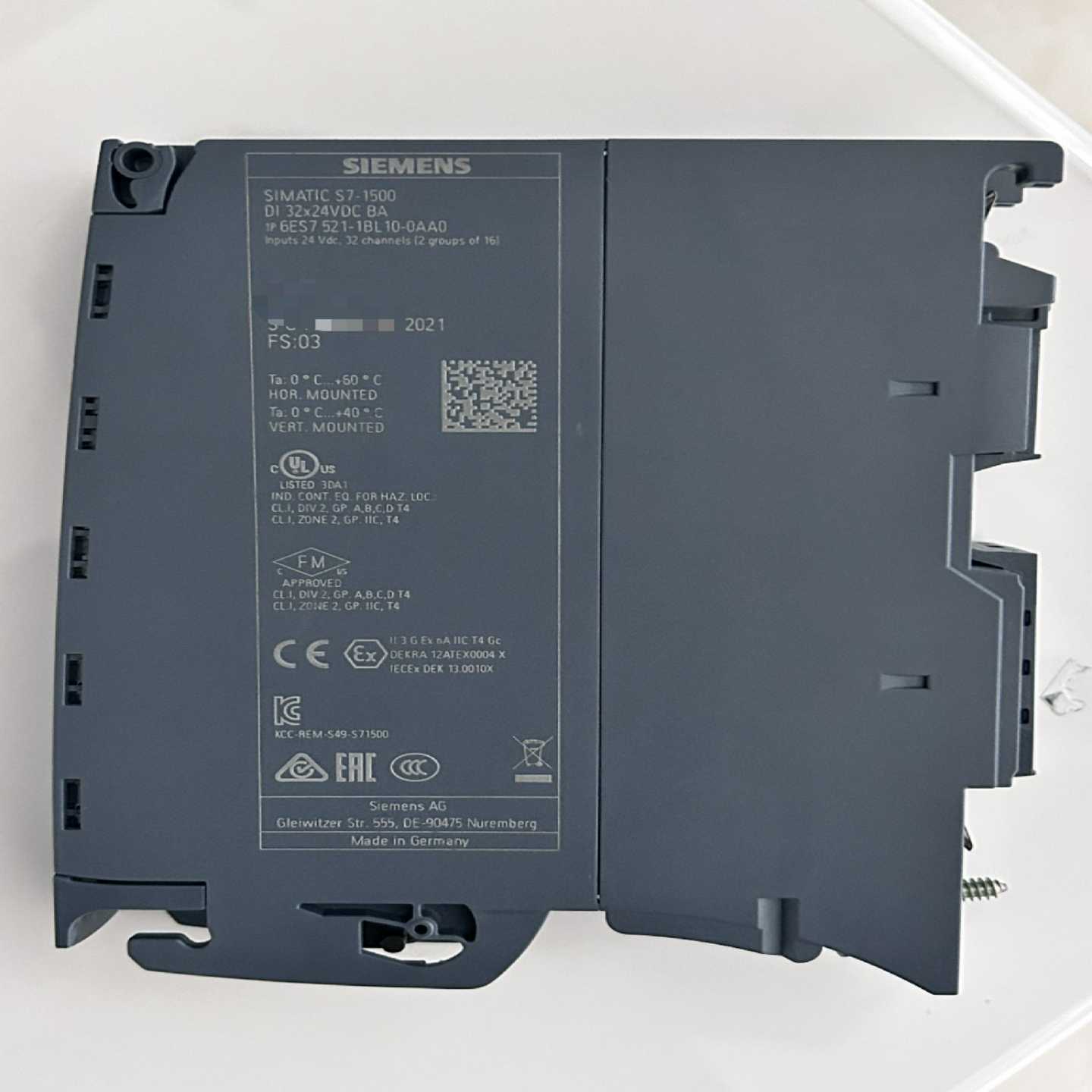 6ES7521-1BL10-0AA0冲新裸机功能正常提供询价