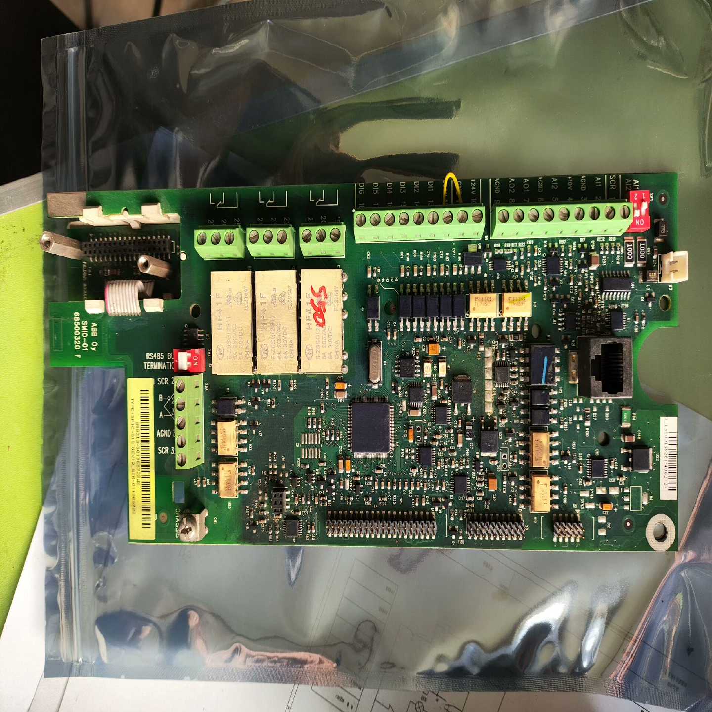 （洋洋设备）SMIO-01C变频器主板，CPU板,ACS550变频器主