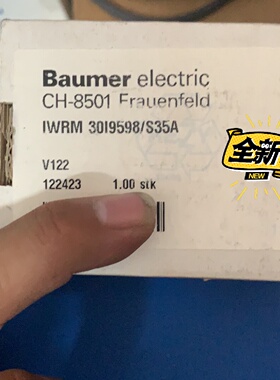 【询价】BAUMER IWR30I9598/S35A 传感器适用