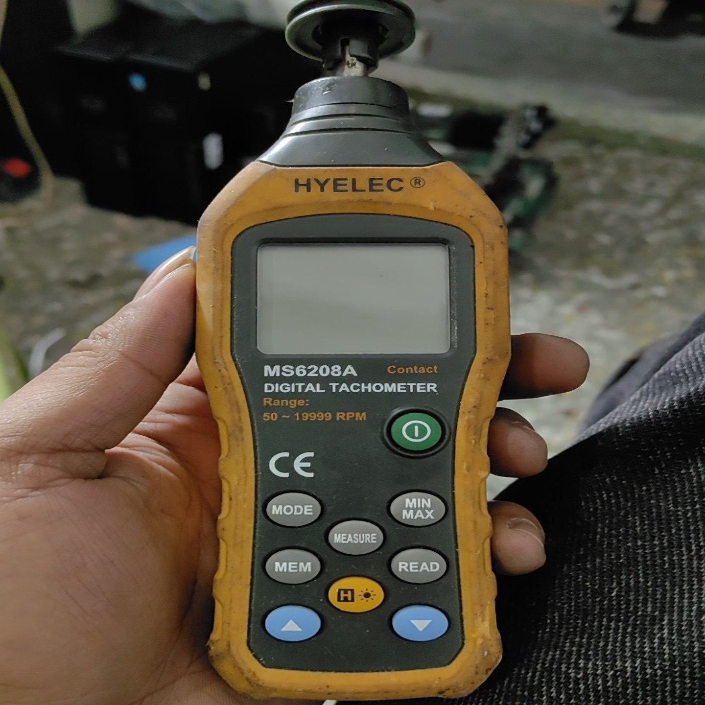 【议价】华谊MS6208B 转速测量测速仪非接触数字转速表数显接触