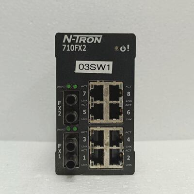NTron 710FX2ST Managed Industrial Ethernet Switch 10Port 101