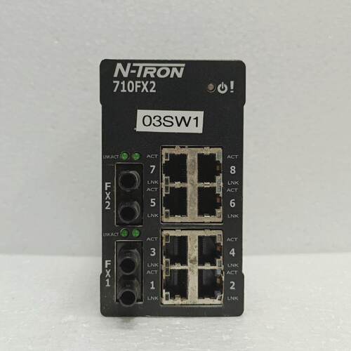 NTron 710FX2ST Managed Industrial Ethernet Switch 10Port 101 - 封面