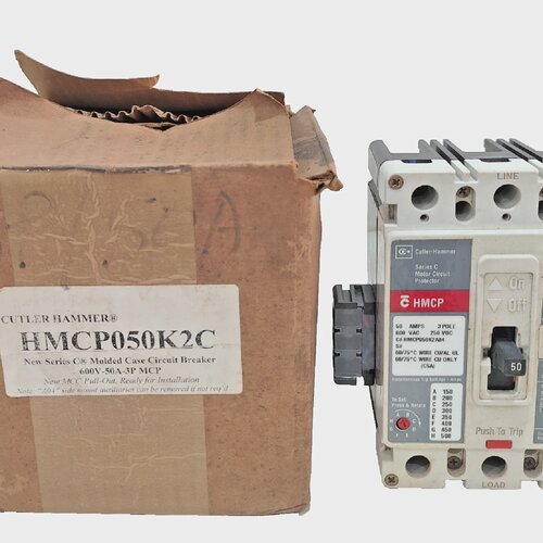 *New in Box* Cutler Hammer HMCP050K2C 600V 50A Series C Moto