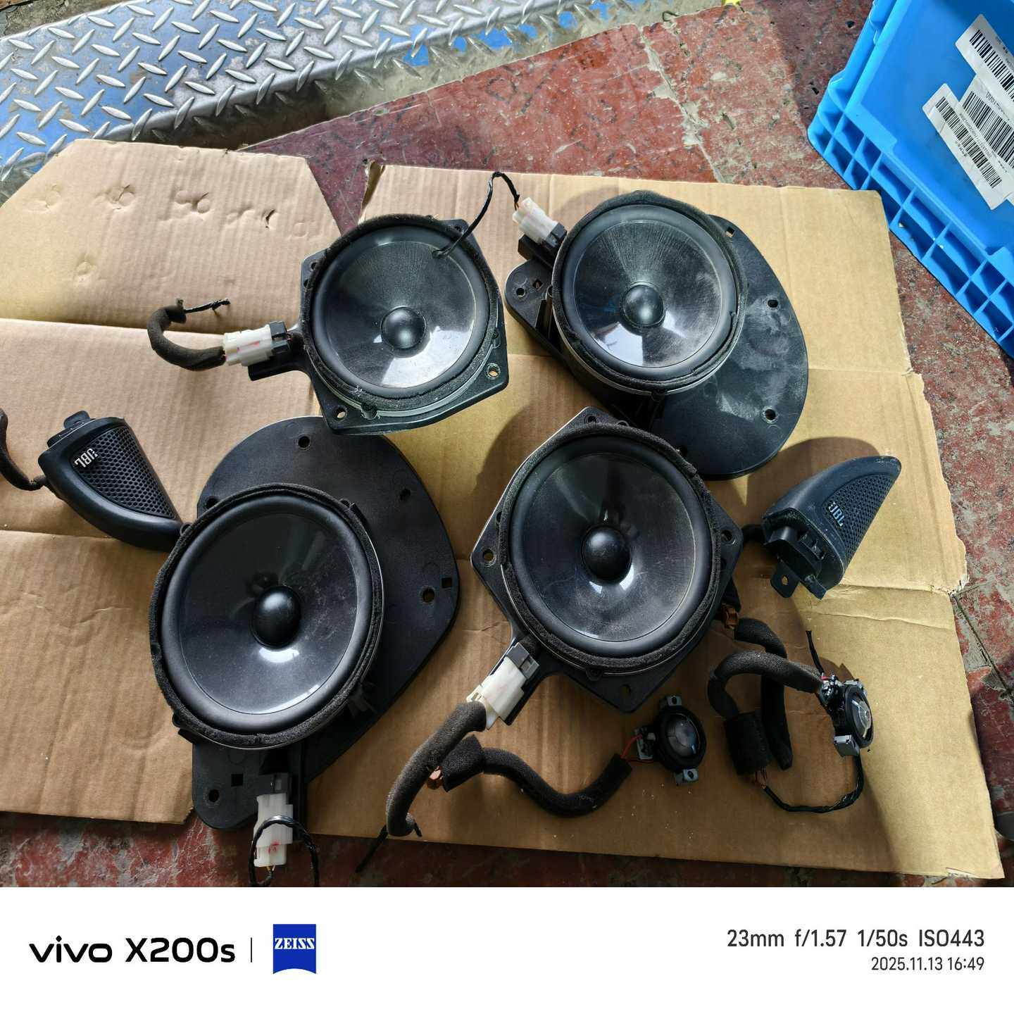 JBL6.5寸喇叭纳智捷大7原车JBL音响一套，原装拆车件--议价商品