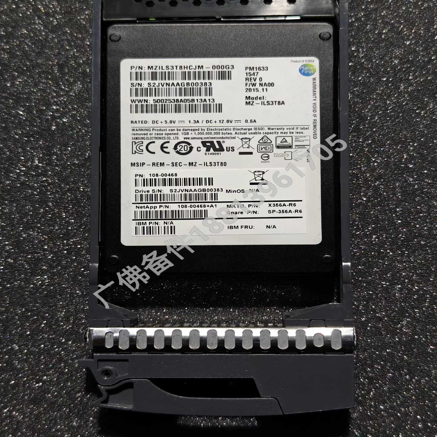 X356A-R6NETAPP3.8TSASSSD1(亚飞商行)