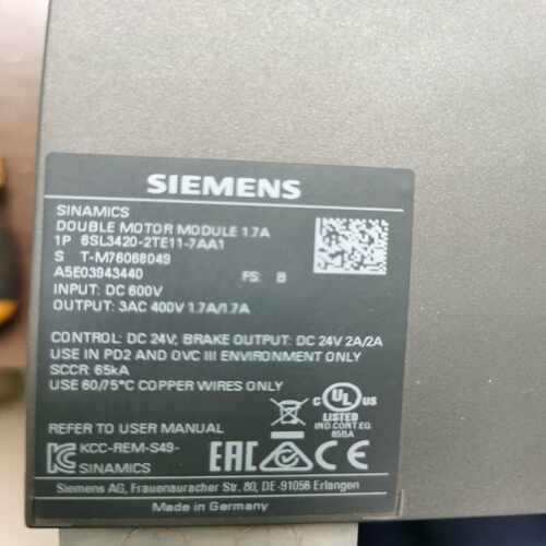 6SL3420-2TE11-7AA1  6SL3351-3A~询价