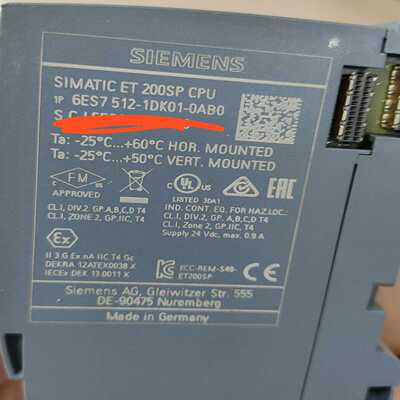 西门子SIMATICET200SPCPU模块，型号6ES--议价商品