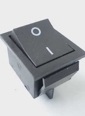 【清风工作室】船型开关翘板开关32mmx25mm电流15A黑色