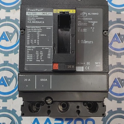 Interruttore Automatico PowerPact SQUARE D HJ 0 60 20A HJL36