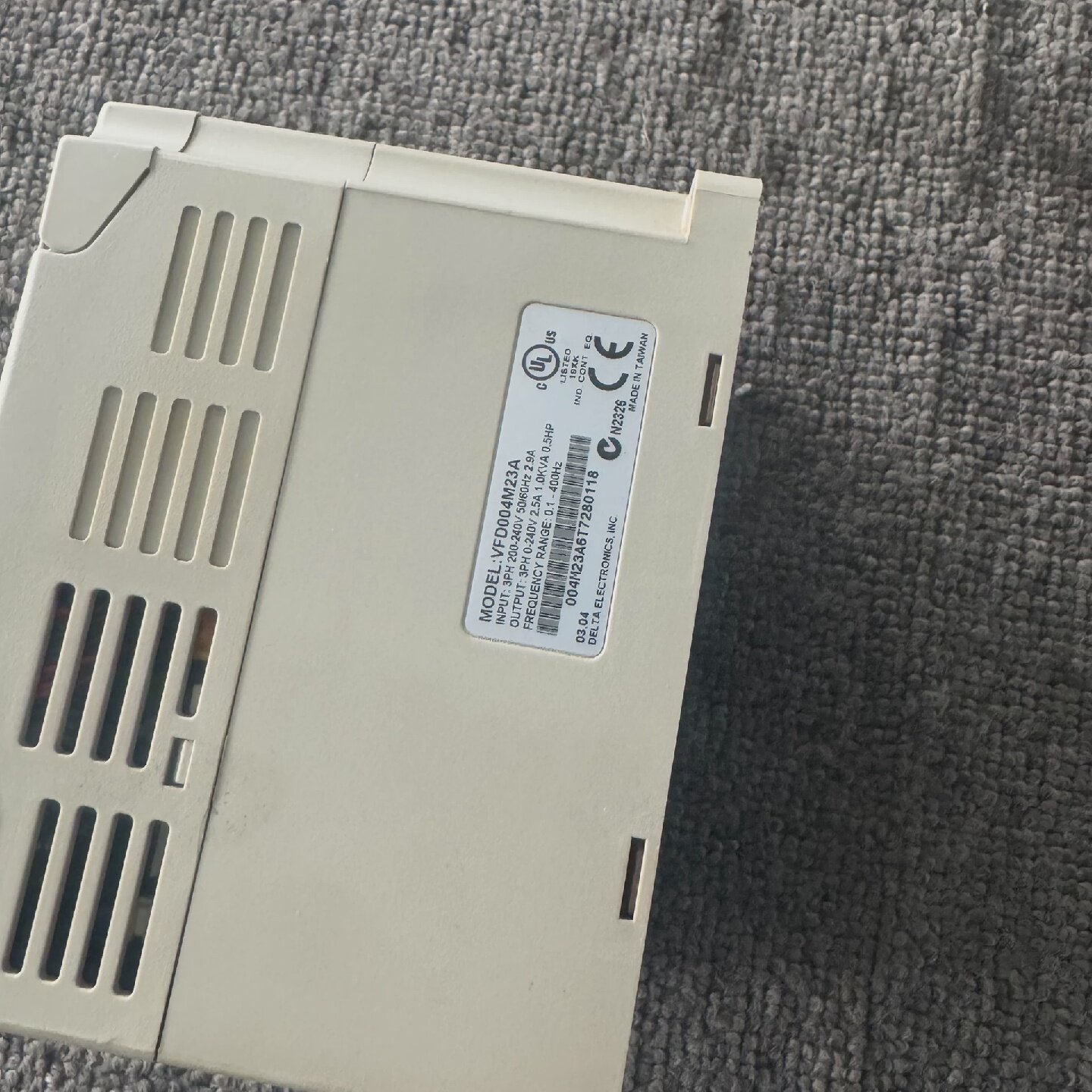 原装正品二手台达变频器VFD-M，VFD004M23A 0.--议价商品