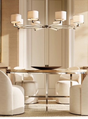 北欧轻奢餐厅餐椅美式单人椅沙发椅化妆凳网红梳妆椅圆形餐边椅