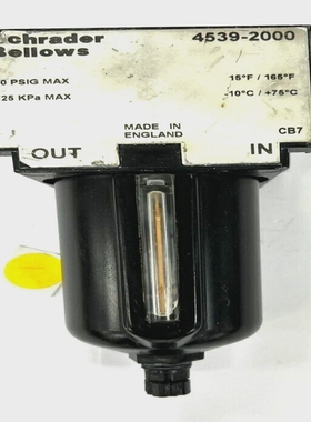 PARKERSCHRADERBELLOWS4539-2000PNEUMATIC过滤器250PSIG1