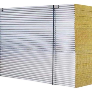 机制岩棉净化彩钢板复合夹心板防火隔热保温板厂房隔墙吊顶洁净板