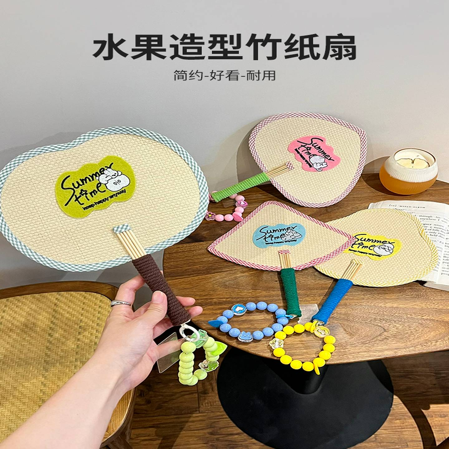 扇子蒲扇手工古风团扇便携随身中式舞蹈拍照道具耐用2025新款家用