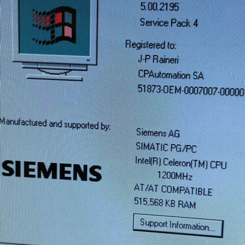 A5E00124357 工控机 Windows2000-议价