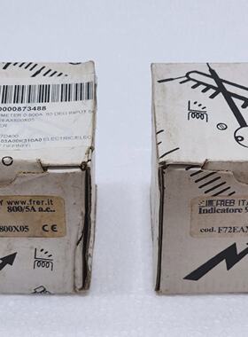 2x FRER F72EAX800X05 AC Ammeter 8005A 90