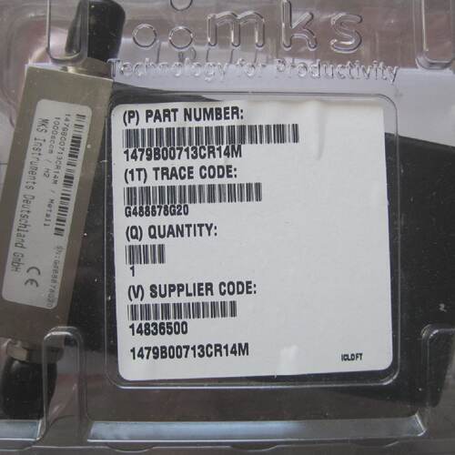 NEW MKS 1479B00713CR14M MASS FLOW CONTROLLER