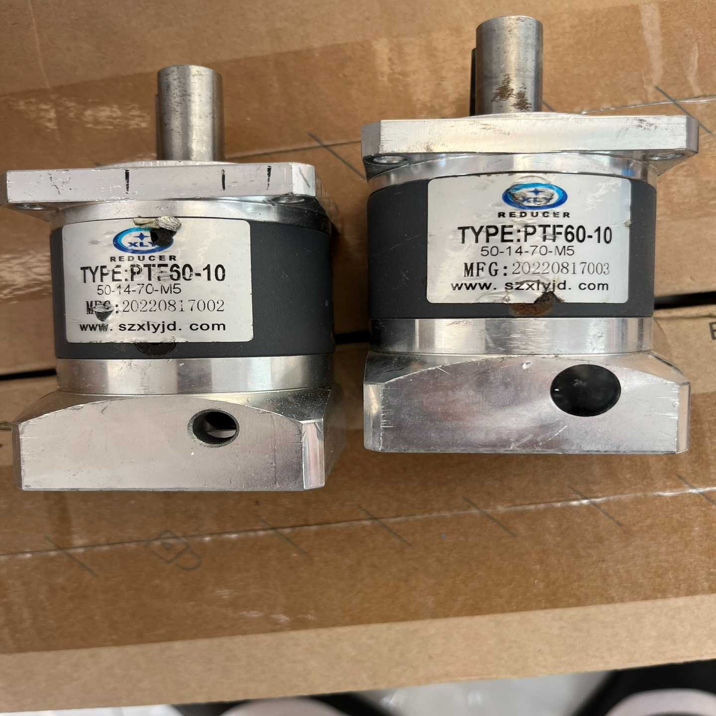 新立盈行星减速机，PTF-60-10，数量2个。--议价商品