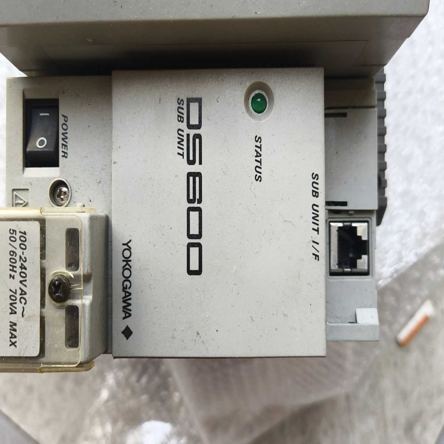 横河DS600数据采集器，日本原装，成色如图，功能正常。带1--议价