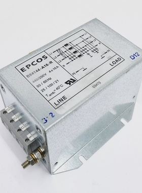 EpcosB84144-A16-R440/250V4x16A50/60Hz4-LineFilter-use