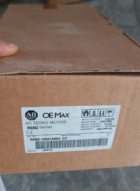 【议价】原装RSMZ10BA1ANK3CH全新正品AB伺服电机