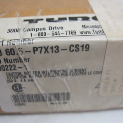 Nueva Turck Elektronik VB60.5P7X13CS19 Caja Mltiple VB605P7X