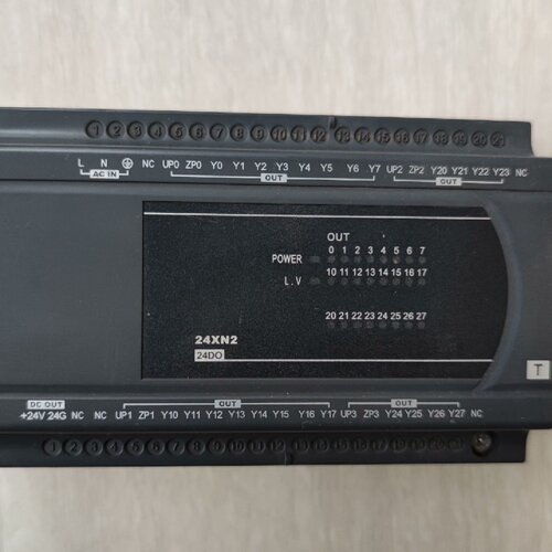 【询价】台达PLC扩展模块DVP24XN200T成色实物图，功能正常