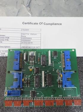 Electroglas 247012001 LIN MTR INTFC PCB Board REV E 108861