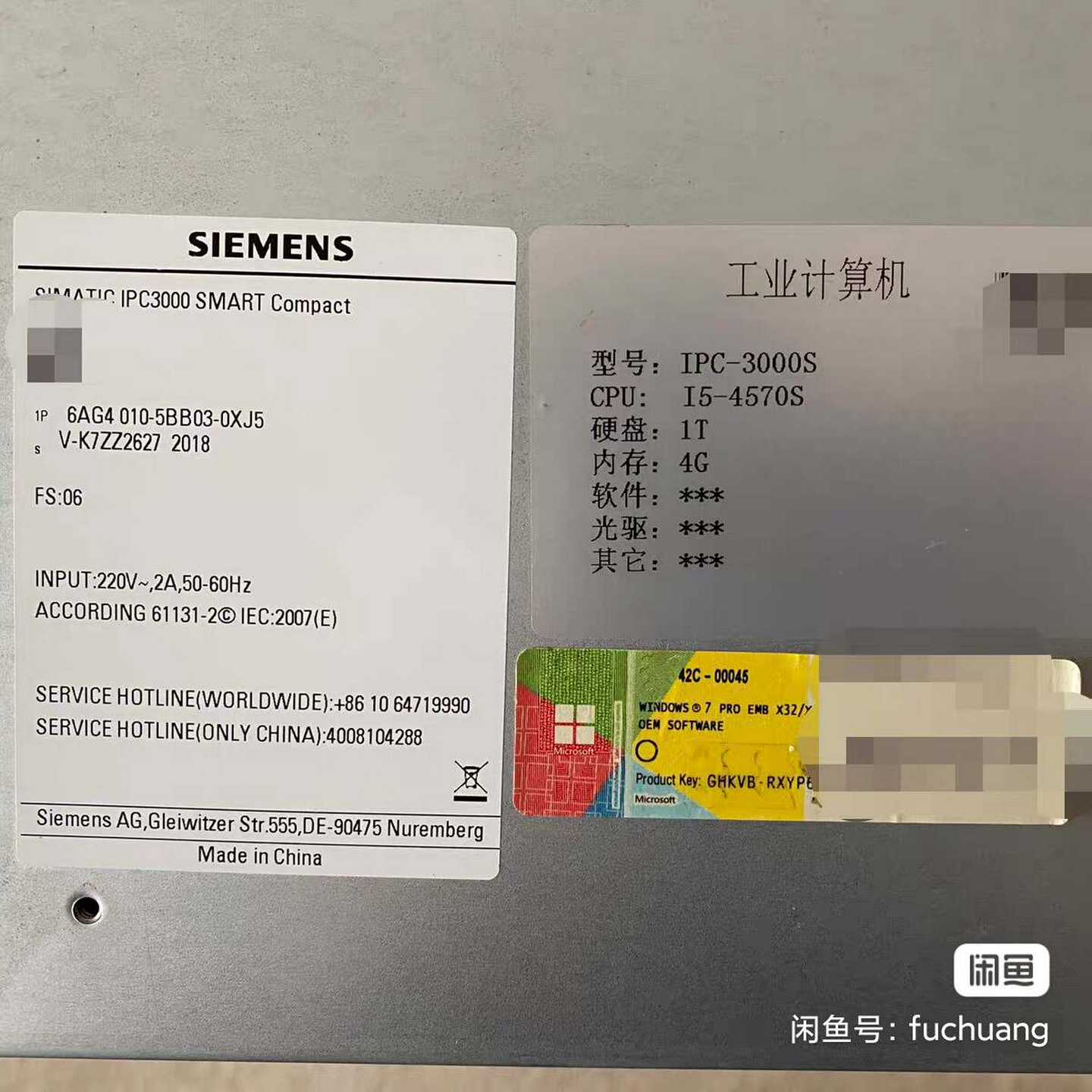 6AG4010-5BB03-0XJ5成色漂亮功能完好议价出，--议价商品