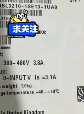 6SL32101SE131UA0西门子S120变频器1.