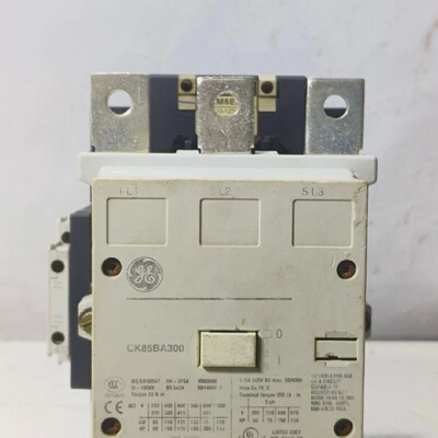 GE CK85BA300 3POLE 315A 110127V AC 5060Hz  DC MAGNETIC CONTA