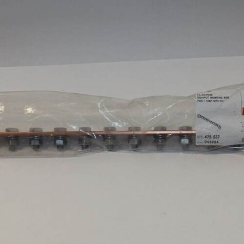 Dehn 472237 Copper grounding bar PAS I 12AP M10 NEW