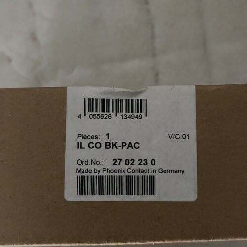 议价德国原装菲尼克斯IL CO BK-PAC模块，全新未拆封。型