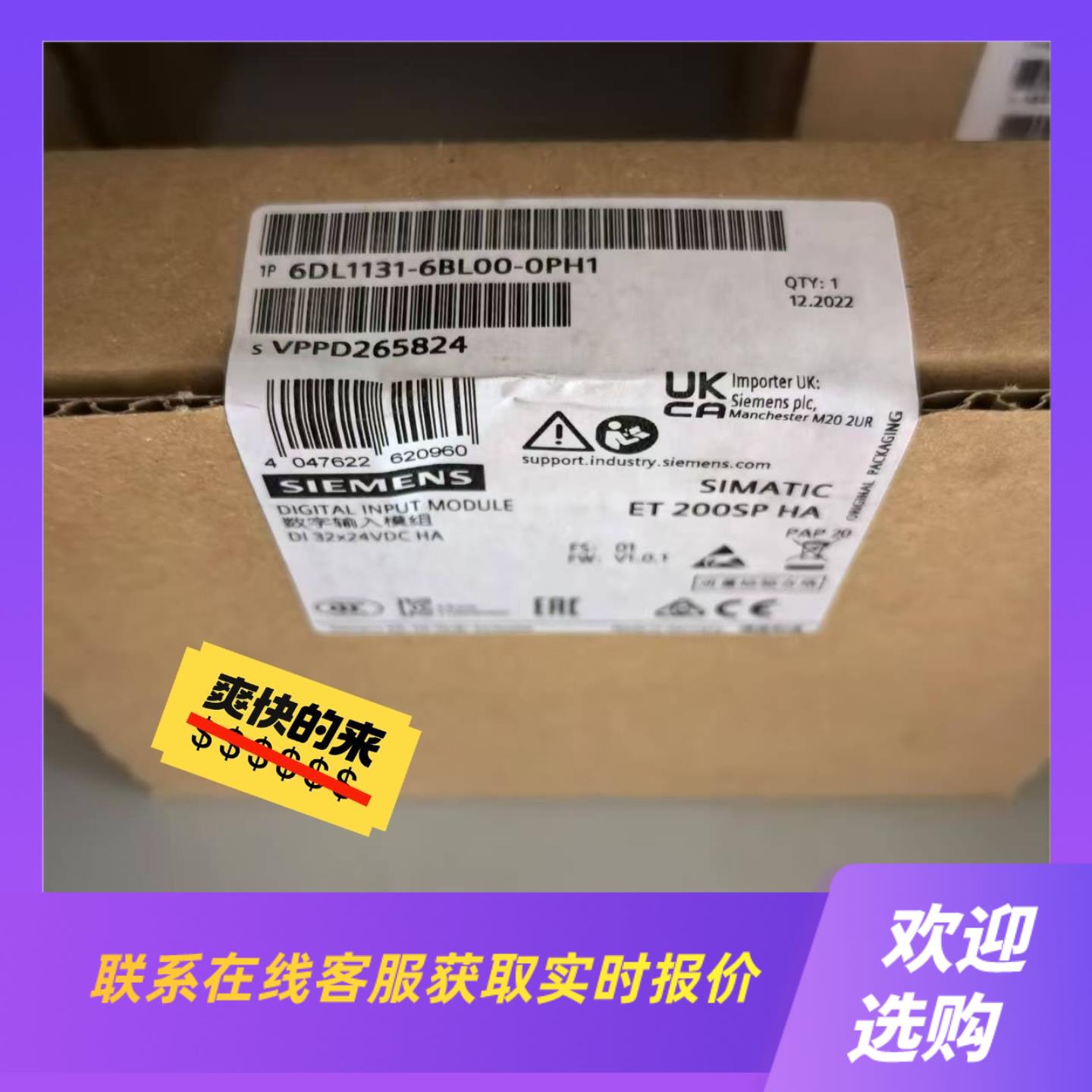 6DL1131-6BL00-0PH1ET 200SP拍前询价下单