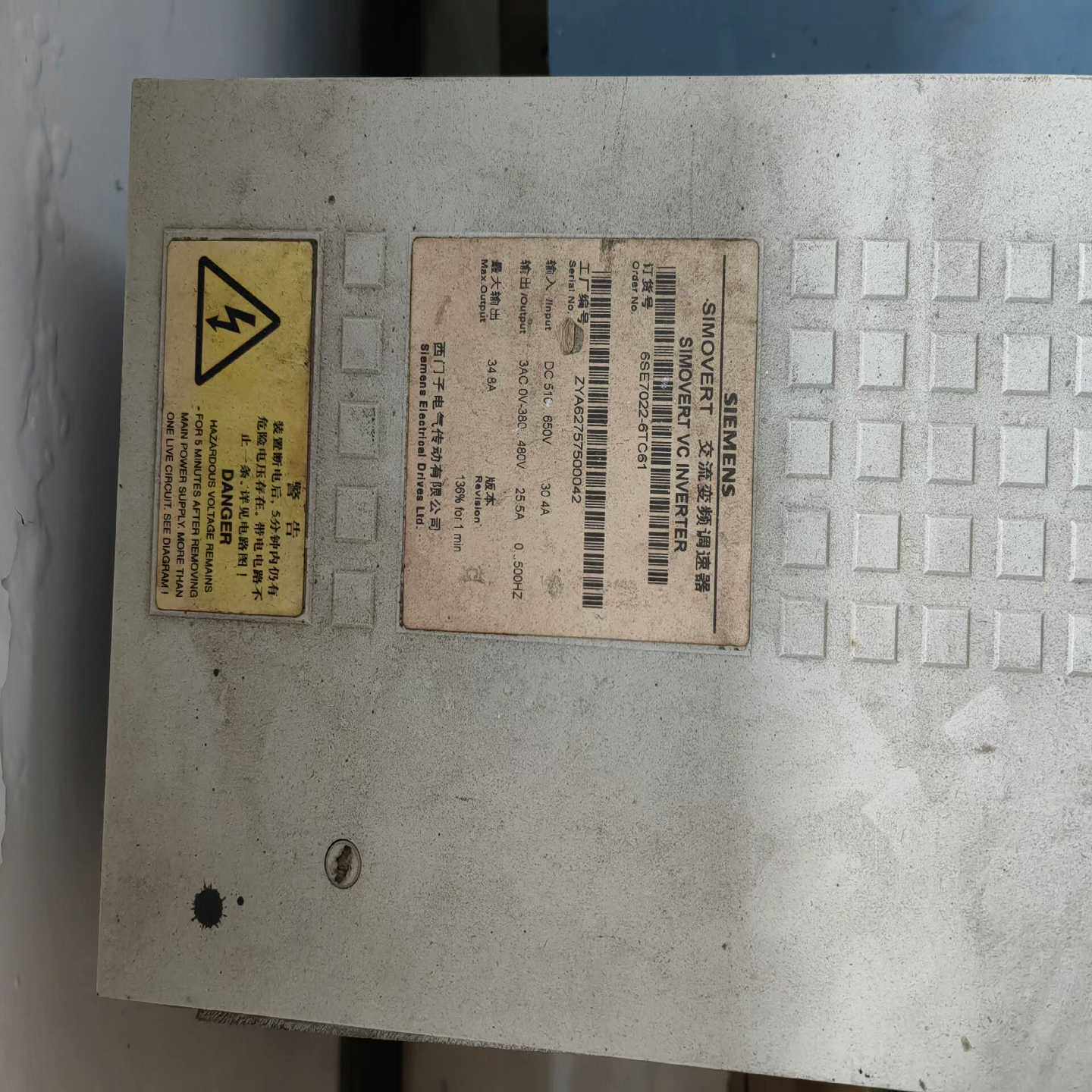 6SE7022-16TC61-Z成色如图伺服询价