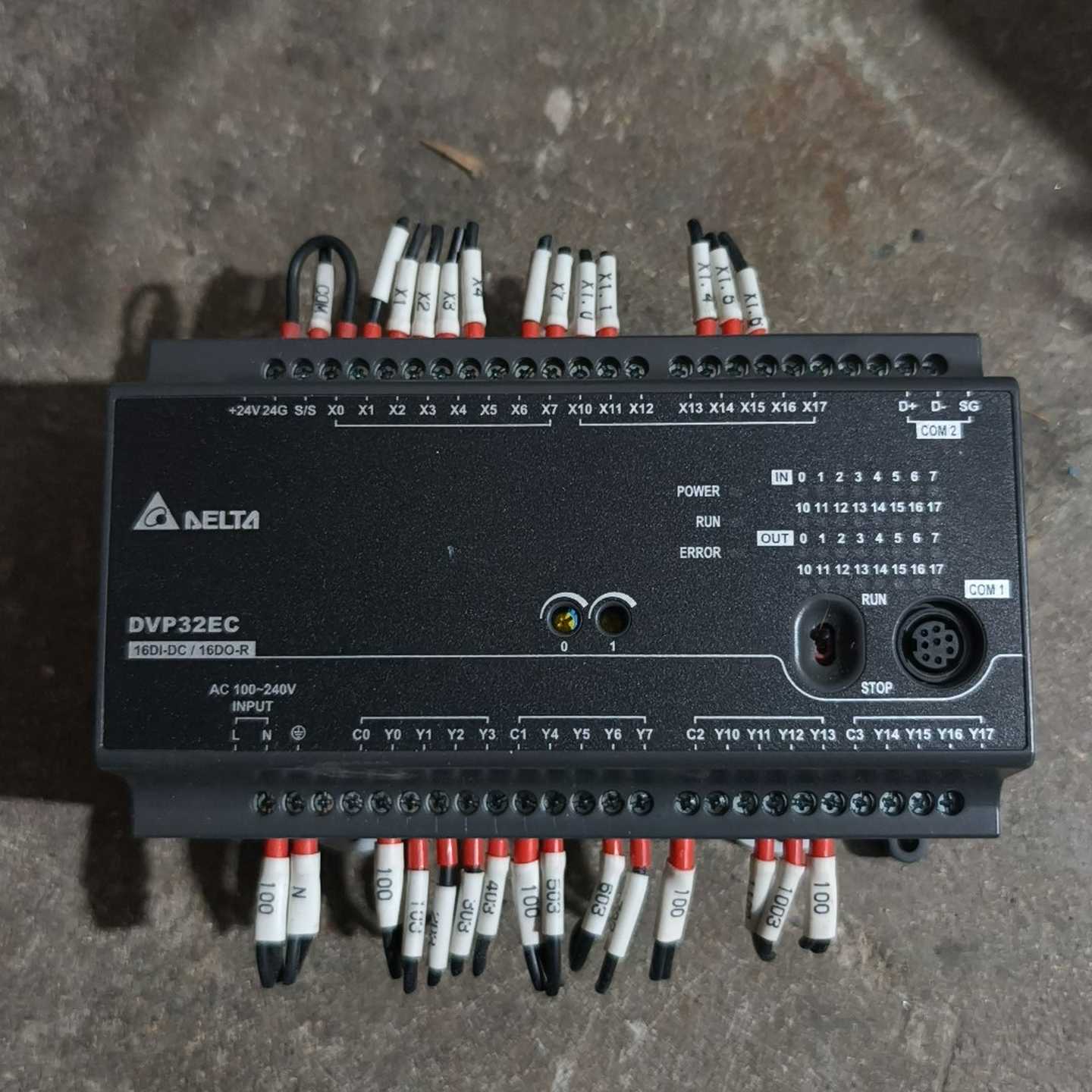 台达DVP32EC00R3PLC，二手拆机，16DI-DC--议价商品