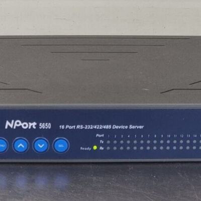 MOXA NPort 565016  16PORT RS232422485 DEVICE SERVER