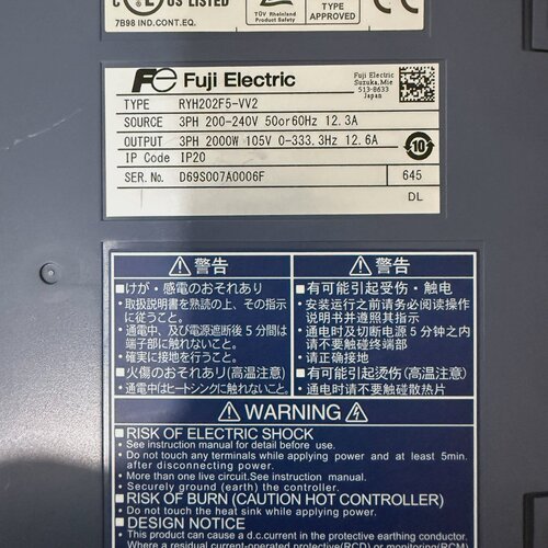 询-Electric伺服驱动器RYH202F